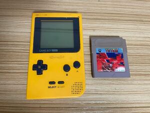 ジャンク品 Nintendo ゲームボーイポケット GAME BOY pocket MGB-001 テトリス カセット付き