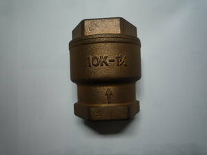 チャッキ弁 逆止弁 KITZ 10K 40A 真鍮製 倉庫長期在庫品 送料無料 
