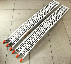 MINIMOTO モーターサイクル用 アルミ製 スロープ 折り畳み式 2本セット ミニモト 最大全長222cm 畳み時116cm 幅28cm 畳み時高さ24cm