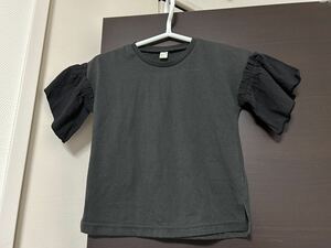 アプレレクール／半袖Tシャツ、カットソー／サイズ100／チャコールグレー、黒系