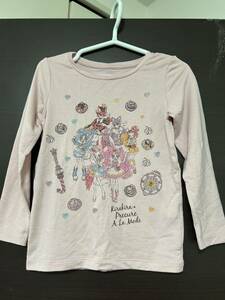 UNIQLO ユニクロ／長袖Tシャツ、ヒートテックEXTRA WARM／キラキラプリキュアアラモード／サイズ120