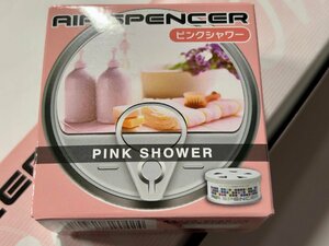 人気の自動車用芳香剤 栄光社 エアースペンサー AIR SPENCER 丸缶タイプ 【ピンクシャワー】 10個