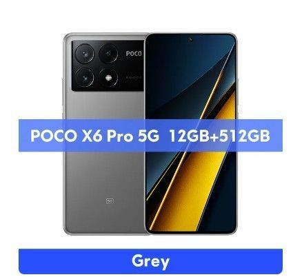 新品未開封 POCO X6 Pro Global version 12GB 512GB グレー