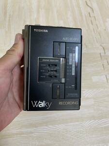  Toshiba портативный кассетная магнитола Walky KT-RS40 Junk 