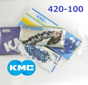 KMC(ホンダ純正OEMメーカー)420-100Lチェーンクリップ式 カブ、モンキー、メイト、バーディー 　台湾製　新品