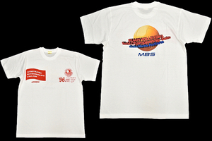S-6692* free shipping * new goods non buying *MBS TV every day tv *1996 year beach volleyball World Championship-Series Osaka Marine Festival short sleeves T-shirt S