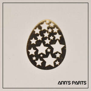◆Ann's Parts◆　pla02_17.メタルプレート　生き物【卵１】