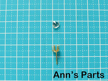 ◆Ann's Parts◆　fit01_17.アクセサリー金具　ストーン付きピアス【ハート】_画像3