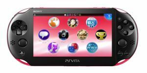 PlayStationVita Wi-Fi model : pink | black (PCH2000ZA15)| body ( mobile game machine )