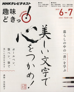 趣味どきっ！美しい文字で　心をつかめ！(２０１５年６・７月) 暮らしの中の「書」を学ぶ ＮＨＫテレビテキスト／日本放送協会(編者),ＮＨ