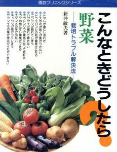 野菜 栽培トラブル解決法 園芸クリニックシリーズ８／新井敏夫【著】