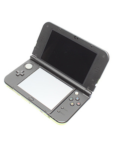 [ box opinion none ]New Nintendo 3DS LL lime × black | body ( mobile game machine )