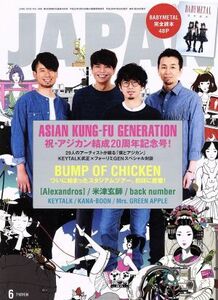 ＲＯＣＫＩＮ’ＯＮ　ＪＡＰＡＮ(２０１６年６月号) 月刊誌／ロッキングオン