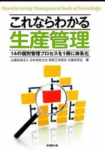 これならわかる生産管理 １４の個別管理プロセスを１冊に体系化／日本技術士会経営工学部会生産研究会【著】