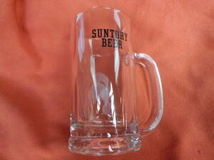  beer mug [SUNTORY BEER] 18 piece diameter 8cm. height 16cm.( large corresponding )