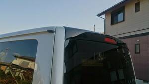 送料込 HiAce200ルーフスポイラー 標準ボディー 1type2type3type4type5type6type7type　リヤスポ リアウイング リアスポイラー ダークプライム