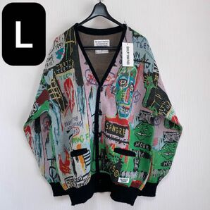 L【WACKOMARIA】BASQUIAT CARDIGAN／新品タグ付／送料込