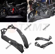 BMW S1000RR 2015-2018 S1000R 2017-2018 カーボンファイバー フレームカバー 保護 汎用_画像1