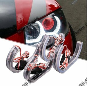 LEEPEE DRLオートBMW E90 E92 E93 F30 F35 E60 E53 マーカーライト カスタム 高品質 LED 天使の目 車 昼間 ランニングライト