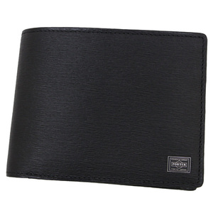 PORTER CURRENT ポーター カレント 二つ折り財布　ブラック 品番：052-02203