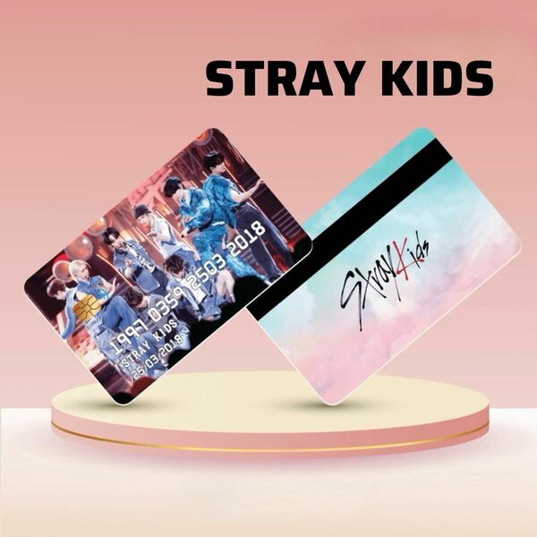 Stray kids ストレイキッズ　オールメンバー　クレジットカード風　トレカ