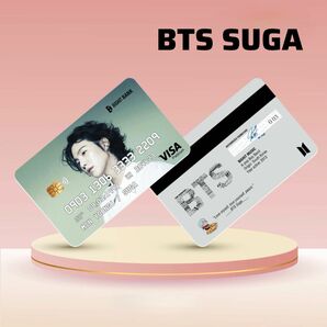 BTS SUGA シュガ　クレジットカード風　トレカ PVCカード