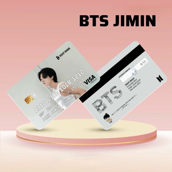 BTS JIMIN ビーティーエス ジミン　クレジットカード風　PVCカード