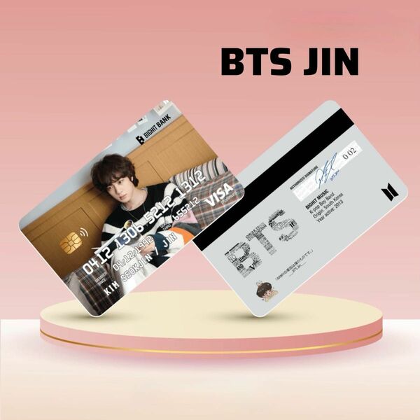 BTS JIN ビーティーエス ジン　クレジットカード風　PVCカード