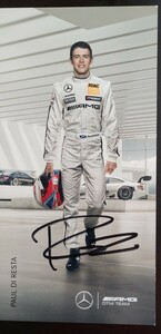 2014・ DTM ・メルセデス・ベンツ ・プロモカード 直筆サイン・ P.ウェイレン・P.ディ レスタ・G.パフェット・V.ペトロフ他 F1・ Mercedes