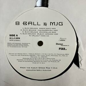 黒棚 HIPHOP,R&B 8BALL & MJG - BUCK BOUNCE INST,シングル レコード 中古品