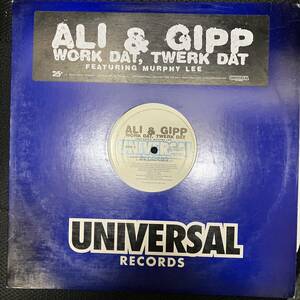 黒棚 HIPHOP,R&B ALI & GIPP - WORK DAT, TWERK DAT INST,シングル レコード 中古品