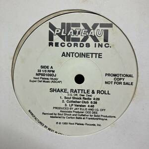 黒棚 HIPHOP,R&B ANTOINETTE - SHAKE, RATTLE & ROLL シングル,PROMO盤 レコード 中古品