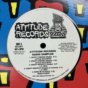 黒棚 HIPHOP,R&B ATTITUDE RECORDS RADIO SAMPLER EP レコード 中古品