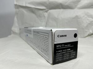 初入荷　☆キャノン Canon 国内純正未使用トナー NPG-71 BK1本☆