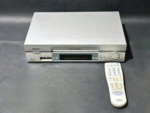 【ジャンク】Victor ビクター VHSビデオデッキ HR-B12 リモコン付き 2002年製 修理 部品取り HMY