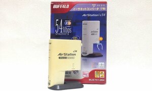 BUFFALO　イーサネットコンバータ(子機)　WL13-TX1-G54　Air Station　54Mbps　マルチクライアント対応