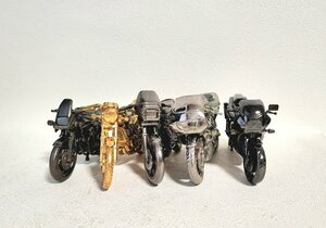 * Vintage * motorcycle 5 pcs. set interior objet d'art model decoration Kawasaki Yamaha Suzuki 