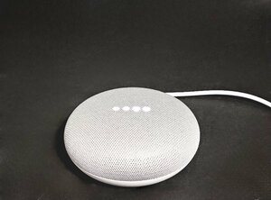 ★美品★ Google Home Mini スマートスピーカー Googleアシスタント 天気 ニュース 音楽再生 H0A HMY