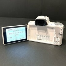 ★美品★ Canon キャノン EOS KissM EF-M15-45IS STM kit ミラーレス一眼レフカメラ 2580万画素 カメラ ミラーレス 2018年発売 HMY_画像5