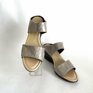 christian eva Christian eba sandals shoes lady's L size outing going out party lady's low heel low . Wedge sole 