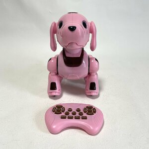 ロボパピー フレンドリー チェリー TKSK ロボット ピンク おもちゃ ペットロボ コントローラートイ 犬のおもちゃ ペット HMY