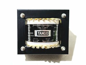 【未使用】TANGO タンゴ トランス 電源トランス MS-360 小型電源トランス 真空管アンプ ステレオアンプ 音響機器