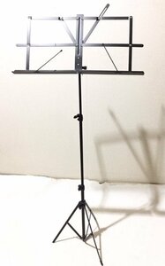  music stand musical score establish folding type iron made musical score stand height adjustment possibility storage case attaching 