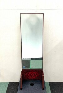 * direct taking over welcome * high class sickle . carving looking glass front carving one surface mirror peace mirror whole body stand mirror entranceway peace pattern . earth tradition handicraft peace furniture 