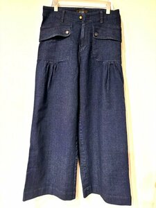 【未使用】viacielo ジーンズ ズボン パンツ バギー 6259521-PT サイズ9 インディゴ ファッション レディース