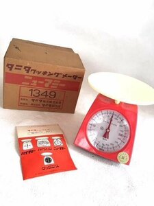 ★ 新品　★　タニタ　クッキング　メーター　ニューマミー　1349　アナログ　赤　レトロ