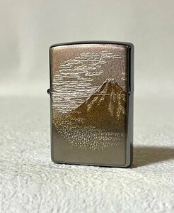 ☆新品未使用☆ ZIPPO ジッポ 電鋳板 富士山 ライター 火 オイルセット コレクション ギフト 日本伝統 和 HMY