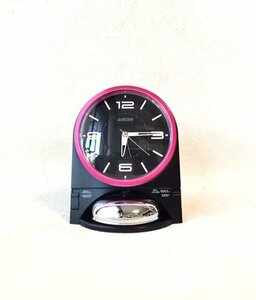 SEIKO セイコー クオーツ 置き時計 NR436K 目覚まし時計 切替式アラーム シンプルデザイン