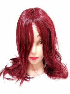 * new goods * air Lee medium Ver.2 wine red WM002-A023-F wig wool bundle WK01-A023-090100 cosplay net attaching 2 point set 