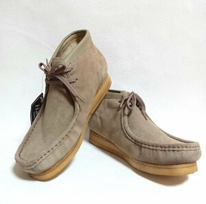 * unused * Hawkins ecco eko - shoes cow leather suede unisex casual dressing up beige 26cm